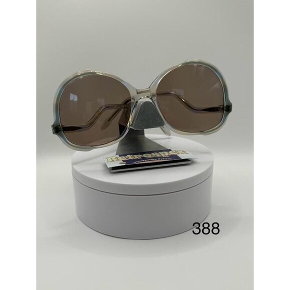 NEW Vintage Oversize Sunglasses | Non RX | Drop Temple Style | 1970s | USA Made - Picture 3 of 8